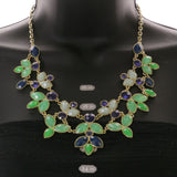 Mi Amore Necklace-Earring-Set Multicolor/Gold-Tone