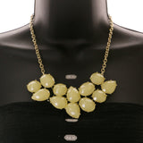 Mi Amore Necklace-Earring-Set Yellow/Gold-Tone