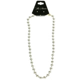 Mi Amore Bead-Necklace Silver-Tone