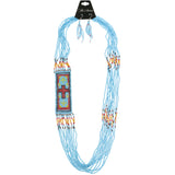 Mi Amore Necklace-Earring-Set Blue/Multicolor