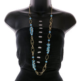 Mi Amore Multiple-Necklace-Set Blue/Gold-Tone