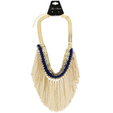 Mi Amore Statement-Necklace Gold-Tone/Blue