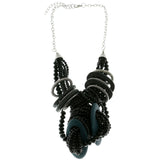 Mi Amore Adjustable Statement-Necklace Multicolor/Silver-Tone