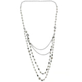 Mi Amore Statement-Necklace White/Silver-Tone