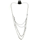 Mi Amore Statement-Necklace White/Silver-Tone
