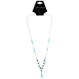 Mi Amore Statement-Necklace Silver-Tone/Blue
