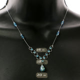 Mi Amore Statement-Necklace Silver-Tone/Blue