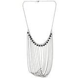 Mi Amore Statement-Necklace Silver-Tone/Black