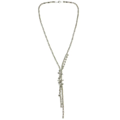 Mi Amore Statement-Necklace Silver-Tone