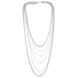 Mi Amore Statement-Necklace Silver-Tone