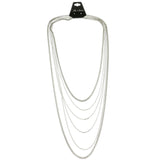 Mi Amore Statement-Necklace Silver-Tone
