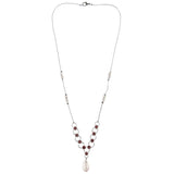 Mi Amore Statement-Necklace Silver-Tone/Pink