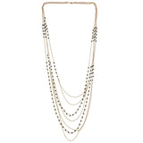 Mi Amore Statement-Necklace Gold-Tone/Black