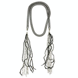 Mi Amore Statement-Necklace Silver-Tone/Black