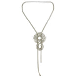 Mi Amore Statement-Necklace Silver-Tone