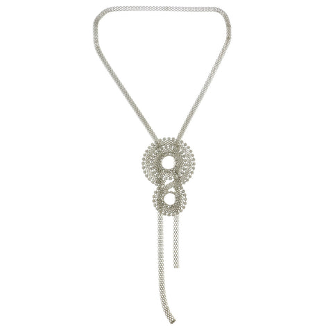 Mi Amore Statement-Necklace Silver-Tone