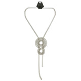 Mi Amore Statement-Necklace Silver-Tone