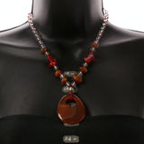 Mi Amore Adjustable Beaded-Necklace Multicolor/Silver-Tone