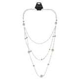 Mi Amore Statement-Necklace Silver-Tone