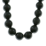 Mi Amore Beaded-Necklace Blue/Silver-Tone