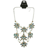 Mi Amore Adjustable Statement-Necklace Multicolor/Silver-Tone