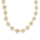 Mi Amore Beaded-Necklace White/Silver-Tone