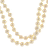 Mi Amore Beaded-Necklace White/Silver-Tone