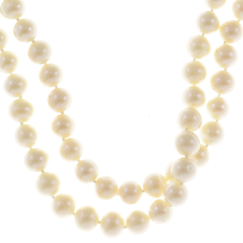 Mi Amore Beaded-Necklace White/Silver-Tone