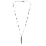 Mi Amore Bullet Pendant-Necklace Silver-Tone