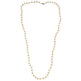 Mi Amore Beaded-Necklace White/Silver-Tone