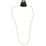 Mi Amore Beaded-Necklace White/Silver-Tone