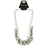 Mi Amore Adjustable Layered-Necklace Silver-Tone