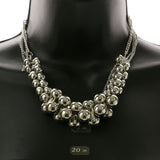 Mi Amore Adjustable Layered-Necklace Silver-Tone