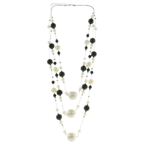 Mi Amore Adjustable Statement-Necklace Multicolor/Silver-Tone