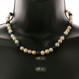 Mi Amore Beaded-Necklace Multicolor/Silver-Tone