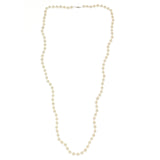 Mi Amore Beaded-Necklace White/Silver-Tone