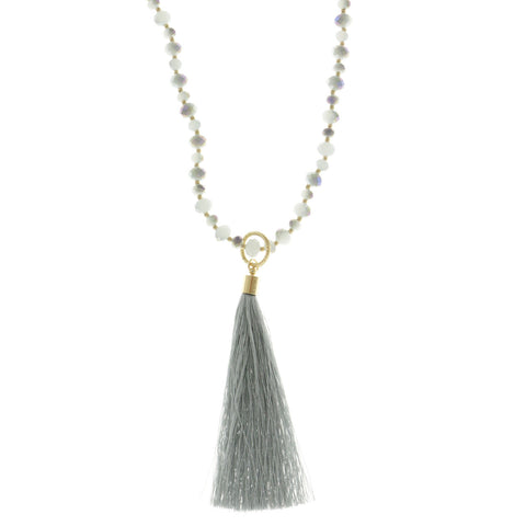 Mi Amore Adjustable Beaded-Necklace Multicolor/Gold-Tone