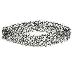 Mi Amore Stretch Choker-Necklace Black