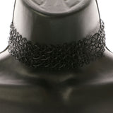 Mi Amore Stretch Choker-Necklace Black