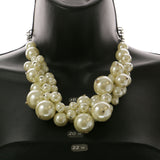 Mi Amore Statement-Necklace White/Silver-Tone
