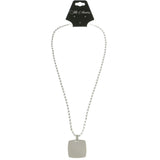 Mi Amore Pendant-Necklace Silver-Tone
