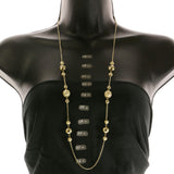 Mi Amore Necklace-Earring-Set Gold-Tone