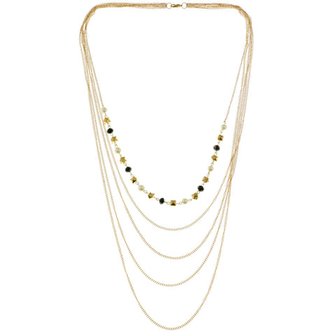 Mi Amore Statement-Necklace Multicolor/Gold-Tone