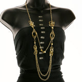 Mi Amore Statement-Necklace Gold-Tone