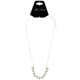 Mi Amore Adjustable Fashion-Necklace Silver-Tone