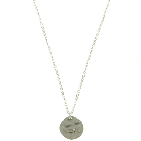 Mi Amore Adjustable Pendant-Necklace Silver-Tone