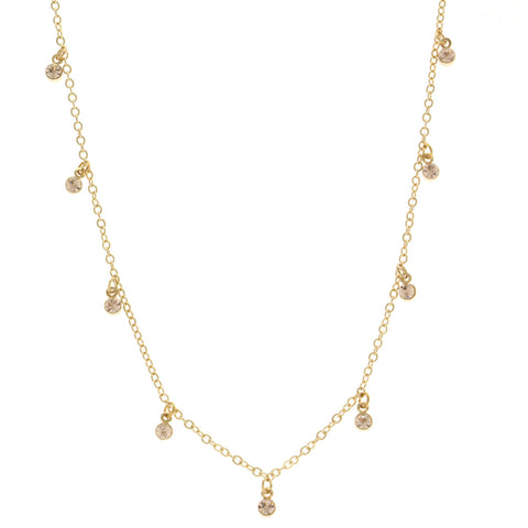 Mi Amore Adjustable Fashion-Necklace Gold-Tone