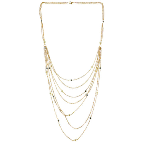 Mi Amore Statement-Necklace Multicolor/Gold-Tone
