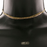 Mi Amore Adjustable Choker-Necklace Gold-Tone/Pink
