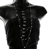 Mi Amore Adjustable Statement-Necklace Multicolor/Silver-Tone